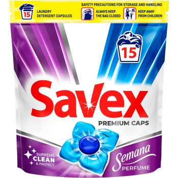Капсули для прання Savex Super Caps Semana Perfume 15 шт (3800024046865) | Фото 2