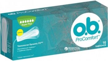 Купить средство женской гигиены Тампони o.b. ProComfort Super Plus 16 шт (3574660607567) | Фото 1