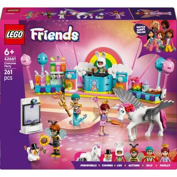 Конструктор LEGO Friends Костюмована вечірка з єдинорогом і феєю (42661) | Фото 1