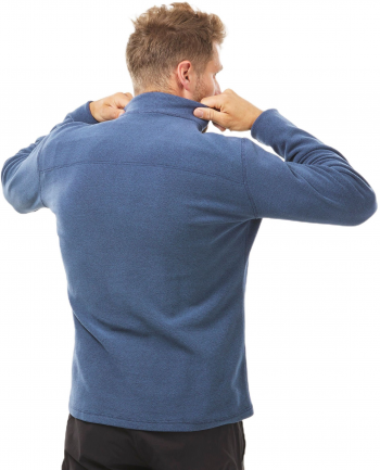 Флісова кофта чоловіча для туризму Quechua MH100 8670150 XL сіро-блакитна (4405607_Quechua) Флісова кофта чоловіча для туризму Quechua MH100 8670150 XL сіро-блакитна (4405607_Quechua) | Фото 7