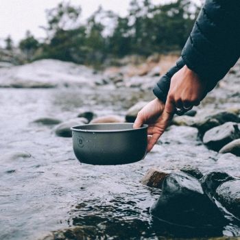 Набір посудуTrangia Tundra II HA 1.75/1.5 л (два котелка, кришка, ручка, чохол) | Фото 5