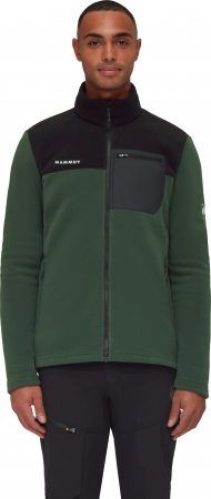 Флісова кофта чоловіча Mammut ( 1014-04380 ) Innominata ML Jacket 2024 Woods-Black XXL зелений | Фото 4