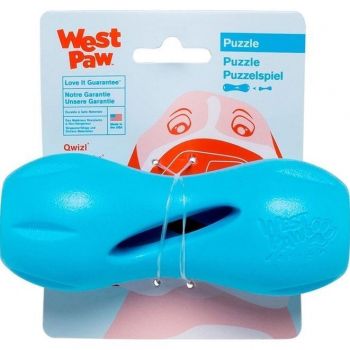 Іграшка для собак West Paw Qwizl Small Квізл для ласощів малий блакитний 14см (ZG090AQA) | Фото 1