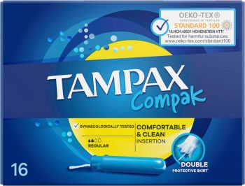 Тампони з аплікатором TAMPAX Compak 16 шт (4015400219538) | Фото 3