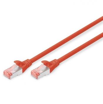 DIGITUS CAT 6 S-FTP, 0.5м, AWG 27/7, LSZH, червоний (DK-1644-005/R) | Фото 1