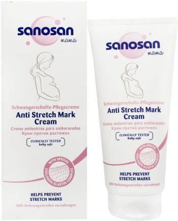 Крем проти розтяжок Sanosan Mama для вагітних 200 мл (4003583207190) | Фото 3