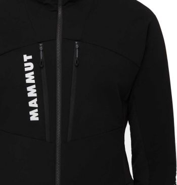 Куртка для туризму Mammut (1011-01920) Aenergy SO Hybrid Hooded Jacket Men 2024 black M чорний | Фото 5