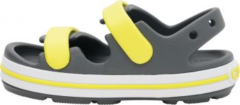 Сандалі для хлопчиків Crocs Crocband Cruiser Sandal T Sdt 209424-1NJ 22-23 (C6 US) сіро-зелені (196265658251) | Фото 2