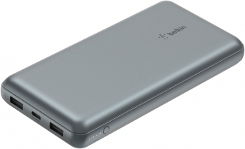 Портативний акумулятор BELKIN 20000mAh, 15W, Dual USB-A, USB-C, Grey (BPB012BTGY) Портативний акумулятор BELKIN 20000mAh, 15W, Dual USB-A, USB-C, Grey (BPB012BTGY) | Фото 2