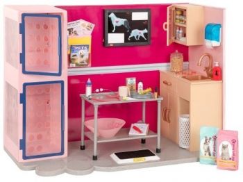 Купить игровой набор Our Generation Ветеринарная клиника, розовый (BD35140Z) | Фото 1