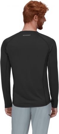 Лонгслів для міста Mammut ( 1016-01440 ) Selun FL Longsleeve Men Logo 2023 black XL чорний | Фото 2