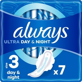 Гігієнічні прокладки ALWAYS Ultra Day&Night 7 шт (4015400012306) | Фото 1