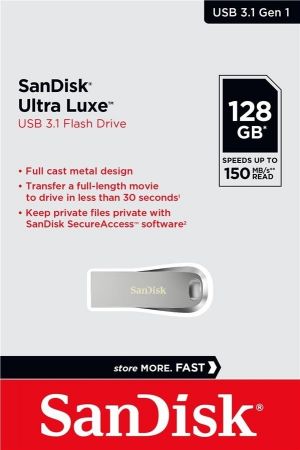 Купить USB флеш память SANDISK USB 3.1 Ultra Luxe 128GB (SDCZ74-128G-G46) | Фото 5