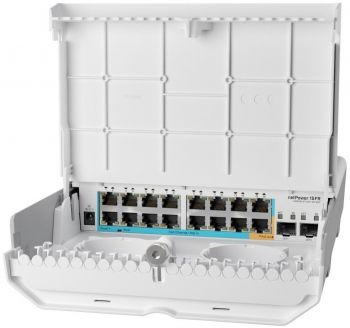 MikroTik Cloud Router Switch netPower 15FR (CRS318-1FI-15FR-2S-OUT) | Фото 1