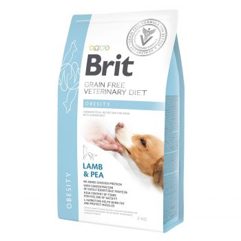 Сухий корм для дорослих Brit VetDiets при надмірній вазі з ягнятиною індичкою та горохом 2 кг | Фото 1