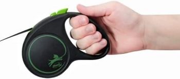 Повідець-рулетка Flexi Black Design S до 15 кг 5 м зелений (4000498033920) Повідець-рулетка Flexi Black Design S до 15 кг 5 м зелений (4000498033920) | Фото 2