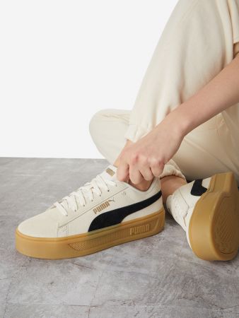 Кеди жіночі Puma Smash Platform v3 SD 391942-01 37.5 (4.5 UK) бежеві (4065453599323) Кеди жіночі Puma Smash Platform v3 SD 391942-01 37.5 (4.5 UK) бежеві (4065453599323) | Фото 2
