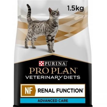 Сухий корм для кішок із захворюванням нирок Purina Pro Plan Veterinary Diets NF Renal Function 1.5кг (7613287886347) | Фото 1