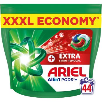 Капсули для прання Ariel Pods+ All-in-1 Extra Stain Removal 44 шт (8700216764940) | Фото 1