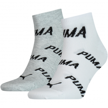 Шкарпетки Puma Unisex BWT Quarter 2P 43-46 2 пари білі (907948-02) | Фото 1