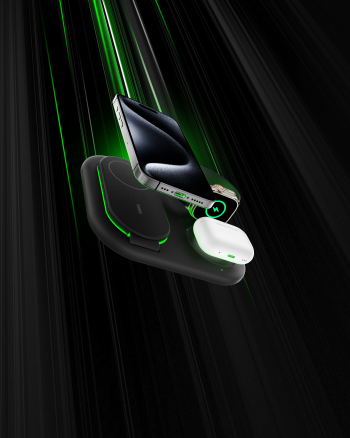 Бездротовий зарядний пристрій BELKIN 3в1 Magnetic Foldable Black (WIZ029VFBK) | Фото 3