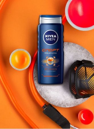 Купить гель и скраб для тела NIVEA Men Спорт з ароматом лайма 500 мл (4006000010151) | Фото 6