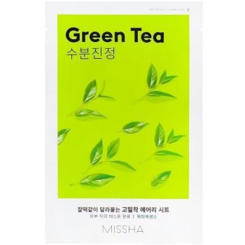 Маска для обличчя MISSHA Airy Fit Зелений чай 19 г (8809747963690) Маска для обличчя MISSHA Airy Fit Зелений чай 19 г (8809747963690) | Фото 1
