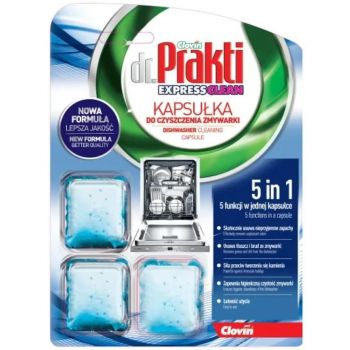 Капсули для очищення посудомийних машин Dr. Prakti 3 шт х 18 г (5903855502789) Капсули для очищення посудомийних машин Dr. Prakti 3 шт х 18 г (5903855502789) | Фото 1