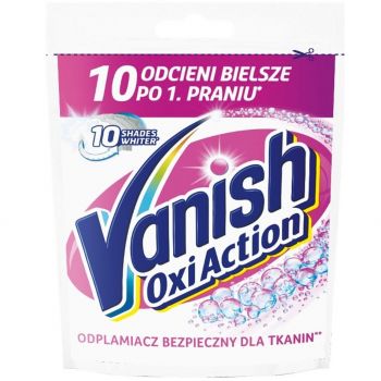 Плямовивідник VANISH Oxi Action Multifunctional White для тканин сашетка 30 г (5900627063776) | Фото 1