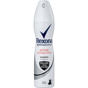 Купить дезодорант и антипреспирант Антиперспірант Rexona Антибактеріальний та Невидимий на чорному та білому 150мл (8710447171301) | Фото 1