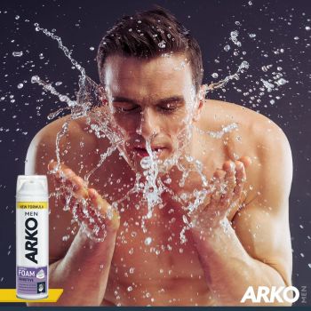 Піна для гоління ARKO Sensitive 200мл (8690506090043) | Фото 5