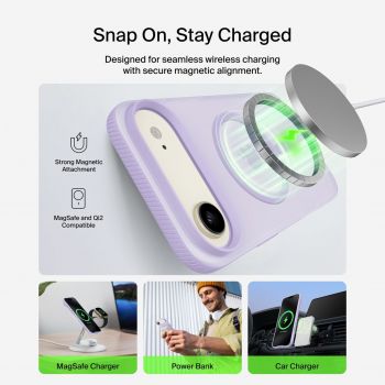 Чохол BELKIN для APPLE iPhone Air Magnetic Protective Grip Lavender (MSA037HQLV) | Фото 4