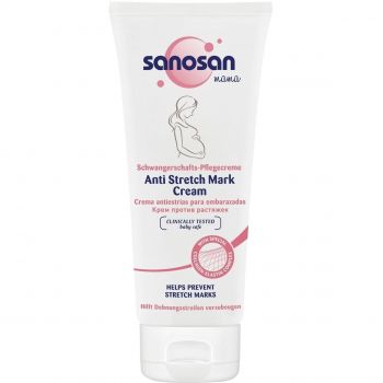 Крем проти розтяжок Sanosan Mama для вагітних 200 мл (4003583207190) | Фото 1