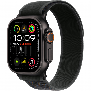 Купить умные часы Годинник APPLE Watch Ultra 2 GPS + Cellular 49mm Black Titanium Case with Black Trail Loop - M/L (MX4V3UL/A) | Фото 9