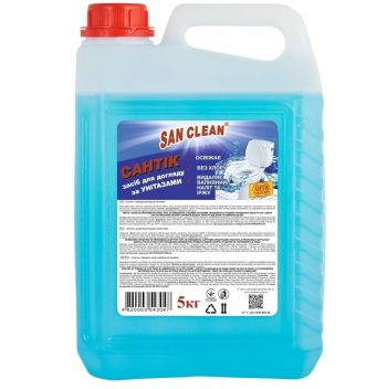Купить средство для уборки San Clean сантік для унітазів морський 5000мл (4820003543047) | Фото 1