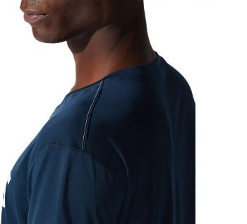 Футболка чоловіча Asics Core Top 2011C334-402 L синя Футболка чоловіча Asics Core Top 2011C334-402 L синя | Фото 4