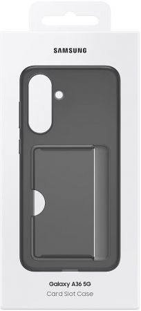 Чохол SAMSUNG для Galaxy A36 (A366), Card Slot Case, Black (EF-OA366TBEGWW) Чохол SAMSUNG для Galaxy A36 (A366), Card Slot Case, Black (EF-OA366TBEGWW) | Фото 5