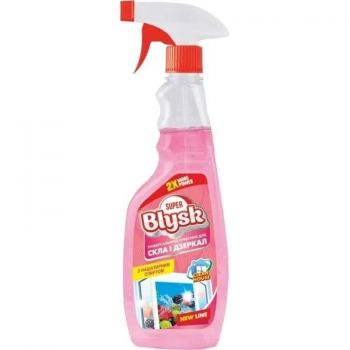 Універсальний очисник для скла та дзеркал Super Blysk Лісові Ягоди 500мл (4820256550816) Універсальний очисник для скла та дзеркал Super Blysk Лісові Ягоди 500мл (4820256550816) | Фото 1