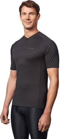 Джерсі чоловіче для шосейного велоспорту Van Rysel Essential з короткими рукавами 8569821 L чорне | Фото 3