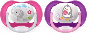 PHILIPS Avent ортодонтическая Ultra Air Animal для девочек 6-18 мес 2шт (SCF080/08) | Фото 4