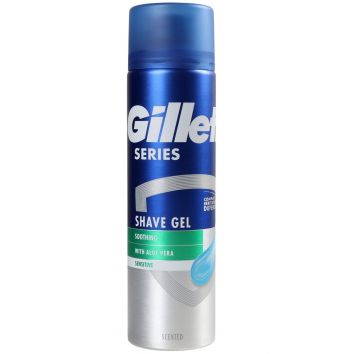 Купить средство для бритья Гель для гоління GILLETTE TGS для чутливої шкіри з алое 200мл (3014260214692) | Фото 1