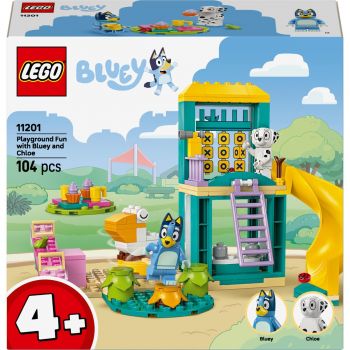 Конструктор LEGO 11201 Bluey Веселощі з Блуї та Хлоєю на ігровому майданчику Купить конструктор Конструктор LEGO 11201 Bluey Веселощі з Блуї та Хлоєю на ігровому майданчику | Фото 1