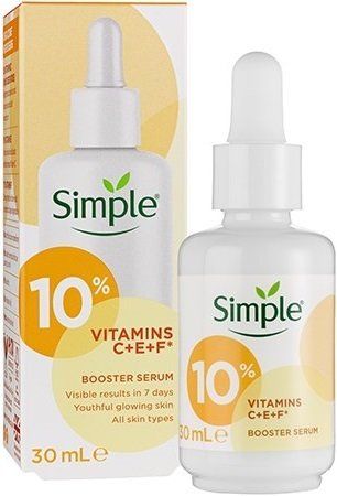 Сироватка для обличчя Simple Вітаміни C+E+F 30 мл (8720181157110) | Фото 4