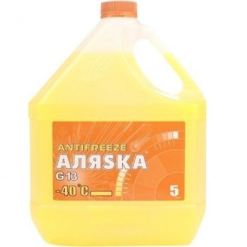 Антифриз Аляsка Antifreeze -40C Жовтий 5л/4,9кг (4802648029) | Фото 1