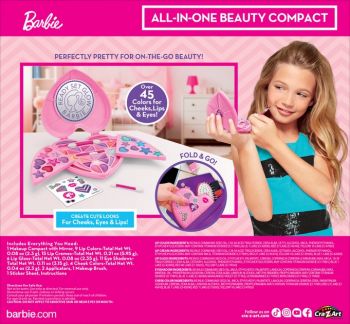 Набір дитячої косметики Cra-Z-Art Barbie All in One Beauty Compact (34067CRA) | Фото 6