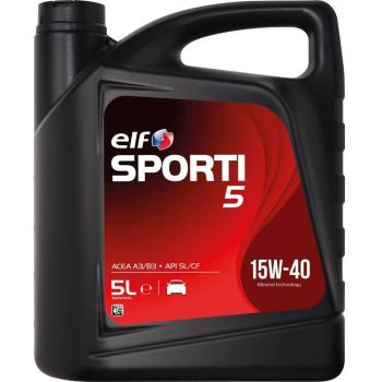 Олива моторна Elf Sporti 5 15W-40, 5л (41021127499) | Фото 1
