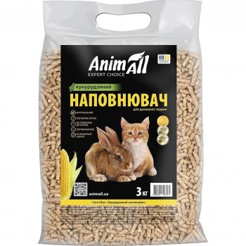 Наповнювач AnimAll кукурудзяний 3 кг (4820224503561) Наповнювач AnimAll кукурудзяний 3 кг (4820224503561) | Фото 1