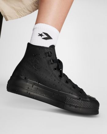 Кеди жіночі CONVERSE Ctas Lift Hi A12969C 42 ( 8.5 US) чорні (194435629070) | Фото 5