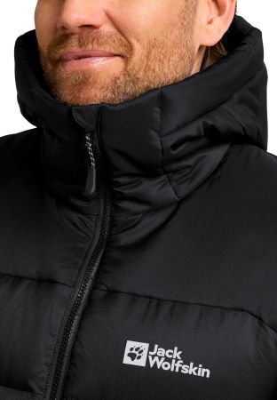 Пуховик чоловічий Jack Wolfskin Nebelhorn Down Hoody M Rds A61827_6000 L чорний (4064886332491) Пуховик чоловічий Jack Wolfskin Nebelhorn Down Hoody M Rds A61827_6000 L чорний (4064886332491) | Фото 6