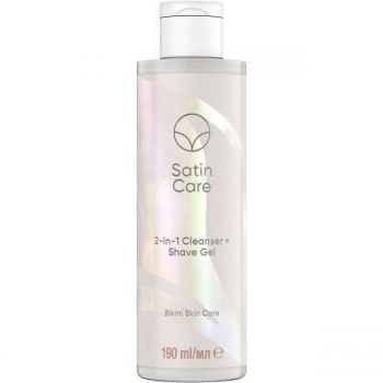 Очищувальний засіб-гель для гоління VENUS Satin Care 2в1 для інтимної зони 190 мл (8001090410887) | Фото 1